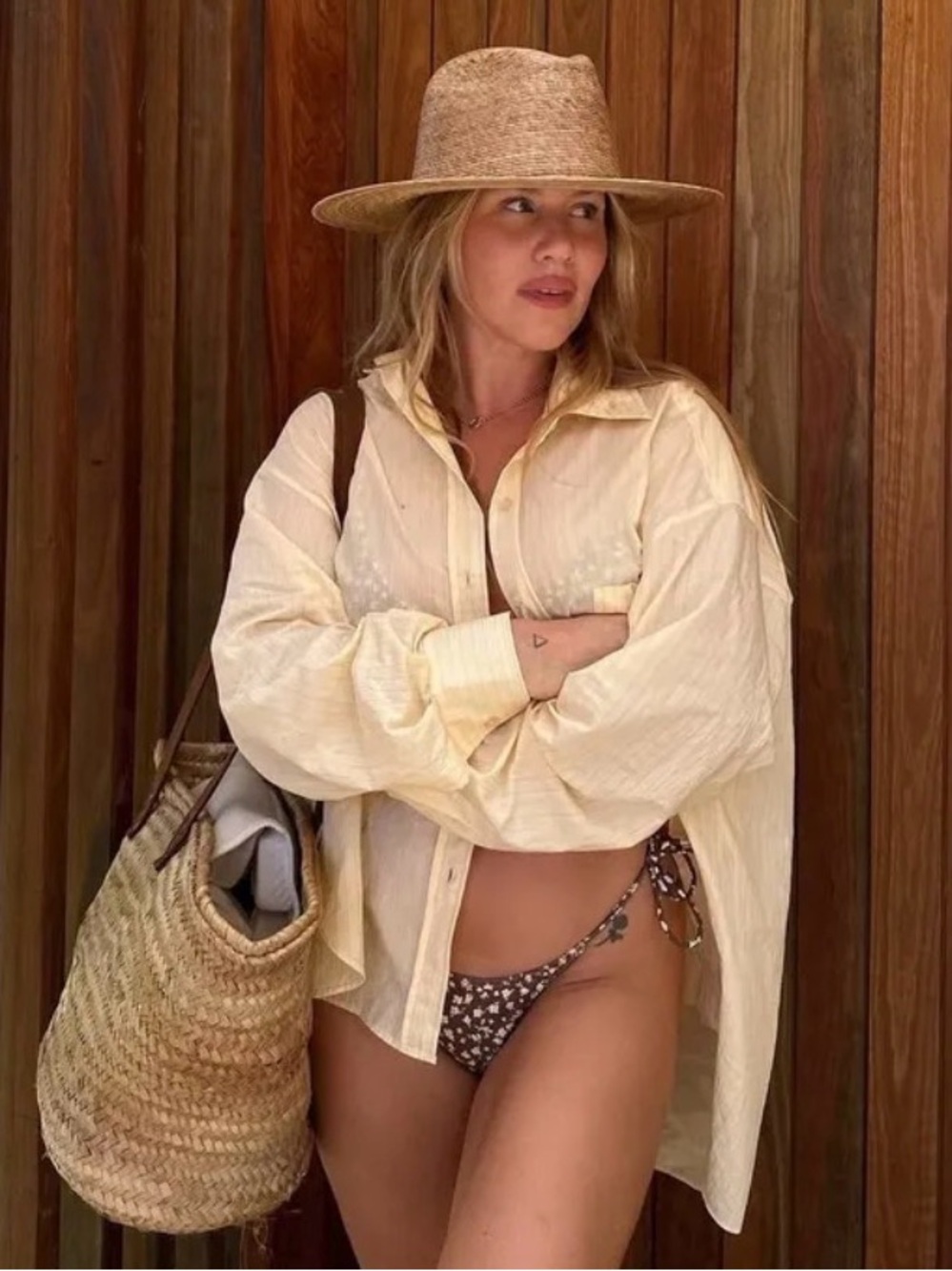 Lack of Color Palma Fedora Palm Leaf Hat L/XL